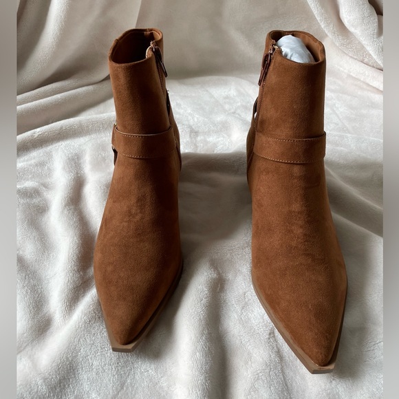 NWT ASOS Aidan Harness Western Ankle Boot - Picture 3 of 7